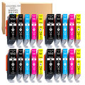 20x Tinte XL mit Chip für Canon Pixma MG5550 MG5655 PGI550 CLI551 XL