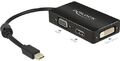 Delock 62631 DisplayPort Monitoradapter VGA HDMI DVI Adapter schwarz 1529254