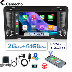 DAB+ 64G Carplay Android 13 Autoradio GPS RDS Navi USB für Audi A3 S3 RS3 8P 8V