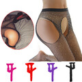 Damen Netzstrümpfe Mit Hoher Taille Und Strumpfhose Strumpfhose Mit Strapsen /s