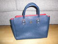 Damen Tasche Shopper von Tommy Hilfiger blau wie neu