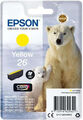 Original Epson 26 Tintenpatronen gelb neu versiegelt in Tatty Box datiert 03.2023