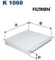 FILTRON K1060 Filter für Innenraumluft Innenraumfilter Filter Innenraum 