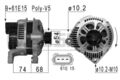 ERA Lichtmaschine Generator Lima 210868A für BMW 5er E39 Touring 3er E46 Z3 E36