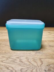 Tupperware Tupper  Swing Box 1 Liter türkis Vorratsdose gebraucht & gepflegt 