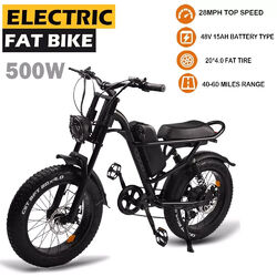 20 Zoll Elektrofahrrad E-Mountainbike 500W Shimano EBike Fatbike 45 km/h Pedelec