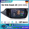 8-Kern Android 13 Autoradio 9" GPS Navi Carplay 4+64GB Für Kia Ceed JD 2012-2016