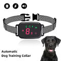 IP67 Wiederaufladbares Anti-Bell-Halsband für Hunde, Dressur, HD-Display, Was...