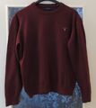 GANT Herren Pullover Gr. L Baumwollpullover dunkelrot gebraucht