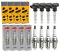 4x NGK Zündspule +4x Zündkerze Laser Iridium für Fiat Tipo Schrägheck 356_ 1.4