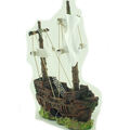 Aquarium Piratenschiff Boot Fischtank Dekoration Schiffswrack versunkenes Ornament #MS750