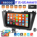 9" Android 12 Autoradio Für Mazda 5 2010-2015 GPS Navi BT DAB WIFI Carplay 2+32G