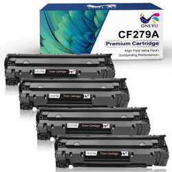 4 Toner XXL für HP LaserJet Pro M12a Pro M12w MFP M26a MFP M26nw M26 CF279A 79A