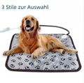 NEU M/L Haustiere Wärmematte Kissen Heizung Katze Hunde Heizdecke Wasserdicht 