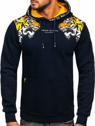 Kapuzenpullover Sweatshirt Pullover Hoodie Pulli Men Aufdruck Herren BOLF Print