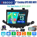 64G Autoradio Carplay Android 13 GPS Navi DAB+ Kamera Für Opel Astra K 2015-2019