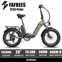 20 Zoll E-Bike Elektrofahrrad 500W 20AH E Mountainbike Shimano Pedelec Fat Bike