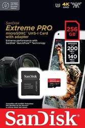 SanDisk Extreme Pro Micro SD UHS-I Speicherkarte 256GB SDSQXCD-256GB-GN6MA 2024