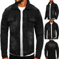 Sweatjacke Jeansjacke Übergangsjacke Jacke Classic Men Motiv Herren BOLF Casual