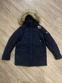 Tommy Jacke Mantel Herren blau Gr. M Guter Zustand