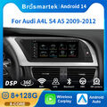 8.8" Android 14 Autoradio CarPlay 8-Kern 8+128GB GPS Navi Für Audi A4/A5/B8/S4