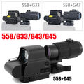 G43 Sight 558 Red Green Dot G33 3X Magnifier G45 TST Quick Detachable QD Mount