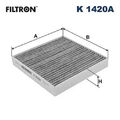 Innenraumfilter Aktivkohlefilter K 1420A FILTRON für KIA PICANTO III