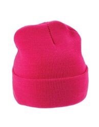 warme Strickmütze Feinstrick Winter Mütze Beanie Pink rosa unisex Top Preis