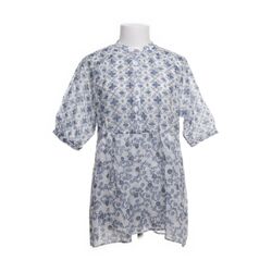 Lieblingsstück, Bluse, Größe: 40, Weiß/Blau, Baumwolle, Blumen, Damen #xKu