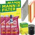 MANN INSPEKTIONSPAKET+MANNOL 5W20 ÖL passend für MITSUBISHI SPACE STAR 6 1.0+1.2