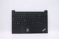 Lenovo THINKPAD E15 2 Tastatur Handauflage Top Abdeckung Italienisches Schwarz