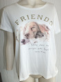 Monari T-Shirt Friends Gr. 42 Damenshirt Modal Baumwolle Hunde