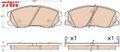 TRW GDB1978 Bremsbelagsatz für Scheibenbremse Bremsbelagsatz Bremsbeläge 