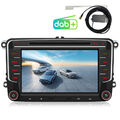 2DIN 7" Autoradio NAVI GPS DVD DAB+ Für VW GOLF PASSAT TIGUAN TOURAN Sharan POLO