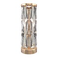 Tischleuchte Beistelllampe Schreibtischlampe Nachttischlampe Gold H 58 cm 