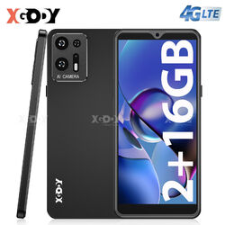 XGODY 2024 NEU Smartphone Android Handy Ohne Vertrag 6,0'' Quad Core DE Dual SIM