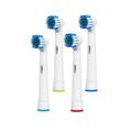 Ersatz Zahnbürste Köpfe für , 4 Pack Ersatz Köpfe Kompatibel mit Oral B