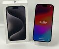 Apple iPhone 15 Pro 128GB Black Titanium Schwarz simlockfrei OVP TOP vom Händler