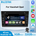 Android 13 Autoradio Carplay 3+32GB Kamera Für Opel Zafira B Corsa C D Astra H