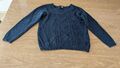 s'Oliver Damen Strickpullover Grobstrick gemustert dunkelblau Gr. 38