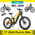 VITILAN T7 26zoll E Mountainbike 1200W 28MPH Elektrofahrrad 20AH Fatbike 8 Gänge