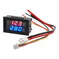 DC 100V 10/50/100A Voltmeter Amperemeter LED Doppelt Digital Volt Amp Meter