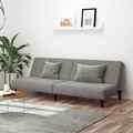 Schlafsofa 2-Sitzer Sofa Cocuh Schlafcouch Gästebett Sofabett Dunkelgrün vidaXL