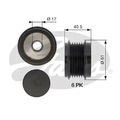 Lichtmaschinenriemenscheibe Kupplung OAP7103 GATES für AUDI SEAT SKODA VW CUPRA