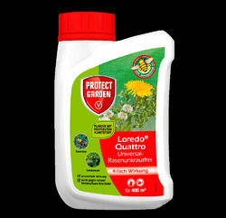 Protect Garden Loredo Quattro Universal-Rasenunkrautfrei 400ml Unkrautvernichter