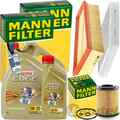 MANN INSPEKTIONSPAKET+6L CASTROL 5W30 ÖL passend für MERCEDES A-KLASSE W176 X117