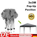 3x3M Pavillon Pop Up Faltpavillon Partyzelt Pavillion UV-Schutz Wasserdicht Neu