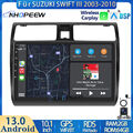 64GB Android 13 Autoradio Apple CarPlay GPS Navi DSP Für Suzuki Swift 2005-2010