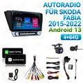 Für Skoda Fabia 3 III 2015-2022 Android 13 Autoradio 4G+64G GPS Navi SWC Carplay