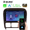 2+32G Android 13 Autoradio GPS Navi Carplay für Mercedes S/CL Klasse W220 W215